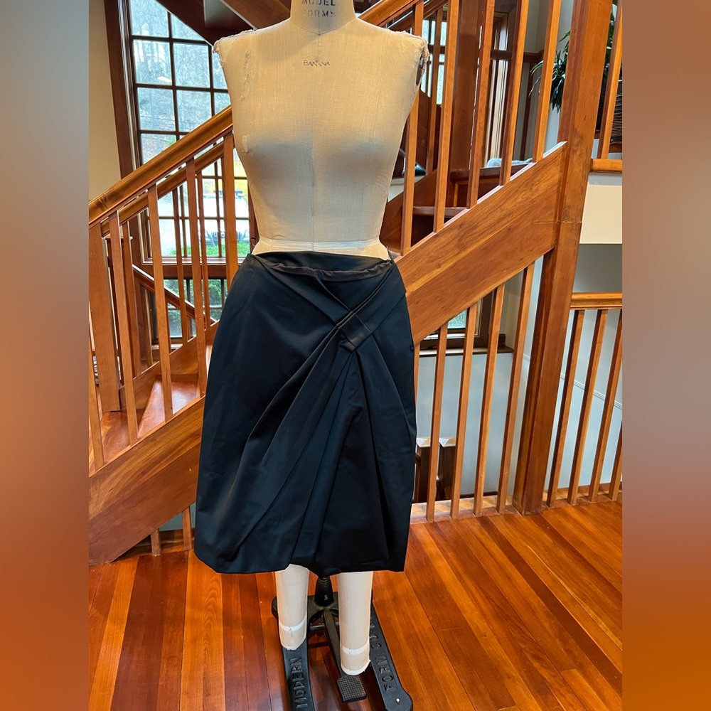Jil Sander Black Bubble Skirt